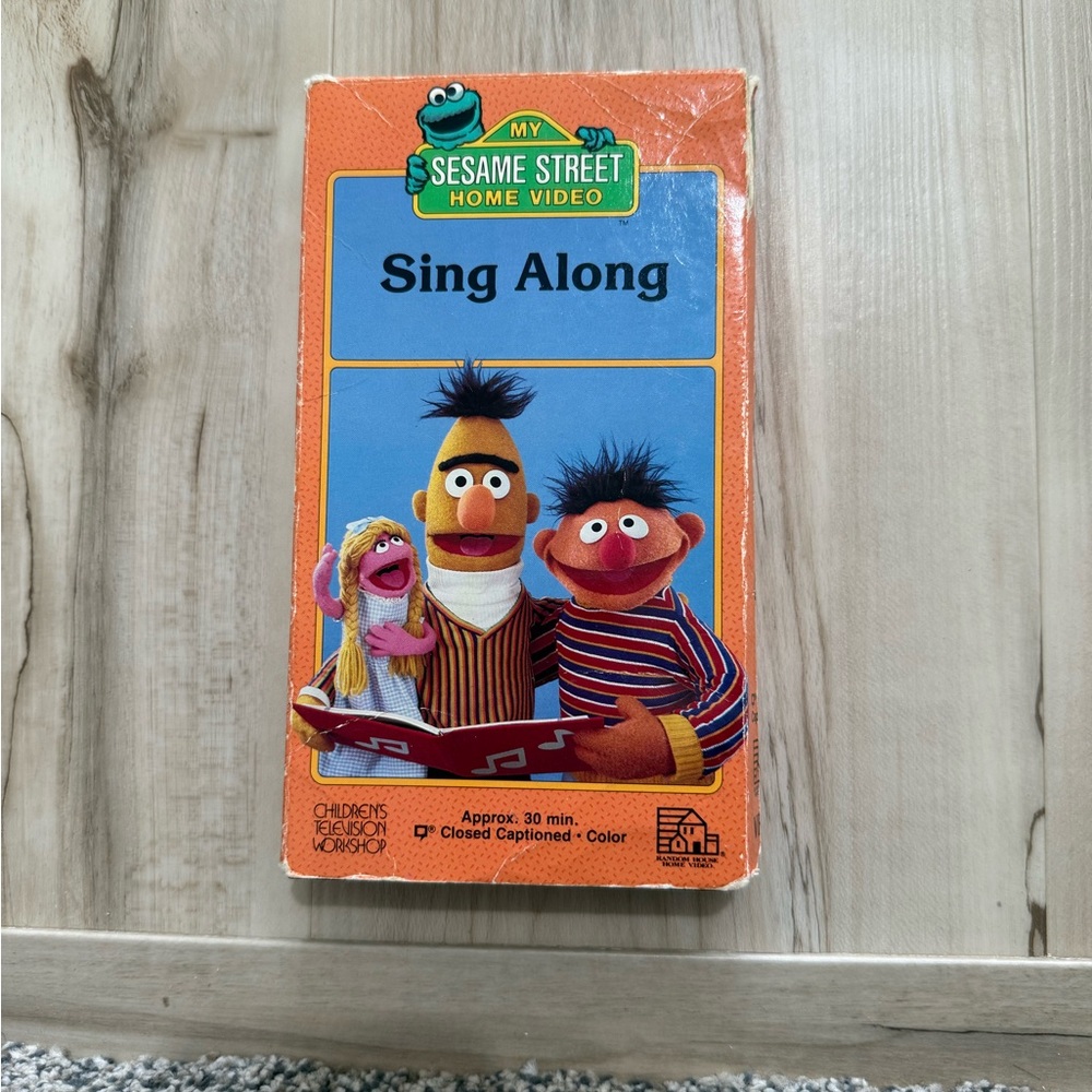 Sesame Street Sing Along VHS